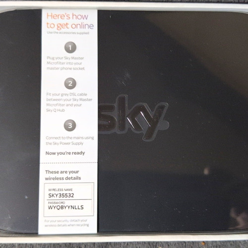 Sky hub wireless router - hub,