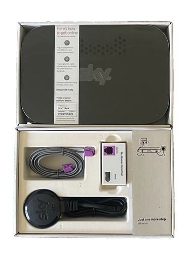 Sky hub wireless router wifi - q,